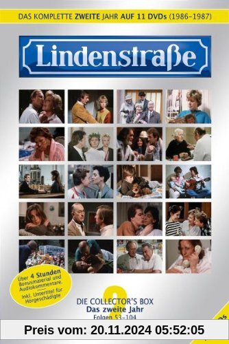 Lindenstraße - Das komplette 2. Jahr (Folge 53 - 104) (Collector's Box, 11 DVDs)