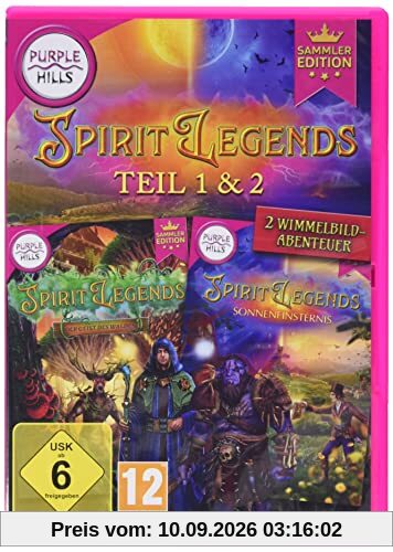 Spirit Legends 1+2,1 DVD-ROM (Sammleredition): Spirit Legends - Der Geist des Waldes; Spirit Legends - Sonnenfinsternis. 2 Wimmelbild-Adventures