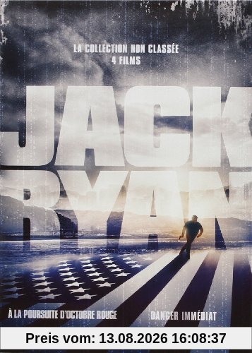 Coffret jack ryan : à la poursuite d'octobre rouge ; danger immédiat ; jeux de guerre ; la somme de toutes les peurs [FR Import]
