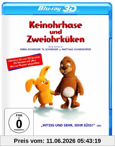 Keinohrhase & Zweiohrküken (+Blu-ray) [3D Blu-ray]