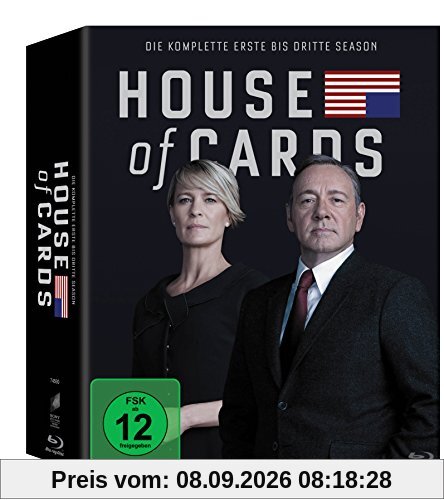 House of Cards - Staffel 1 bis 3 (exklusiv bei Amazon.de) [Blu-ray] [Limited Edition]