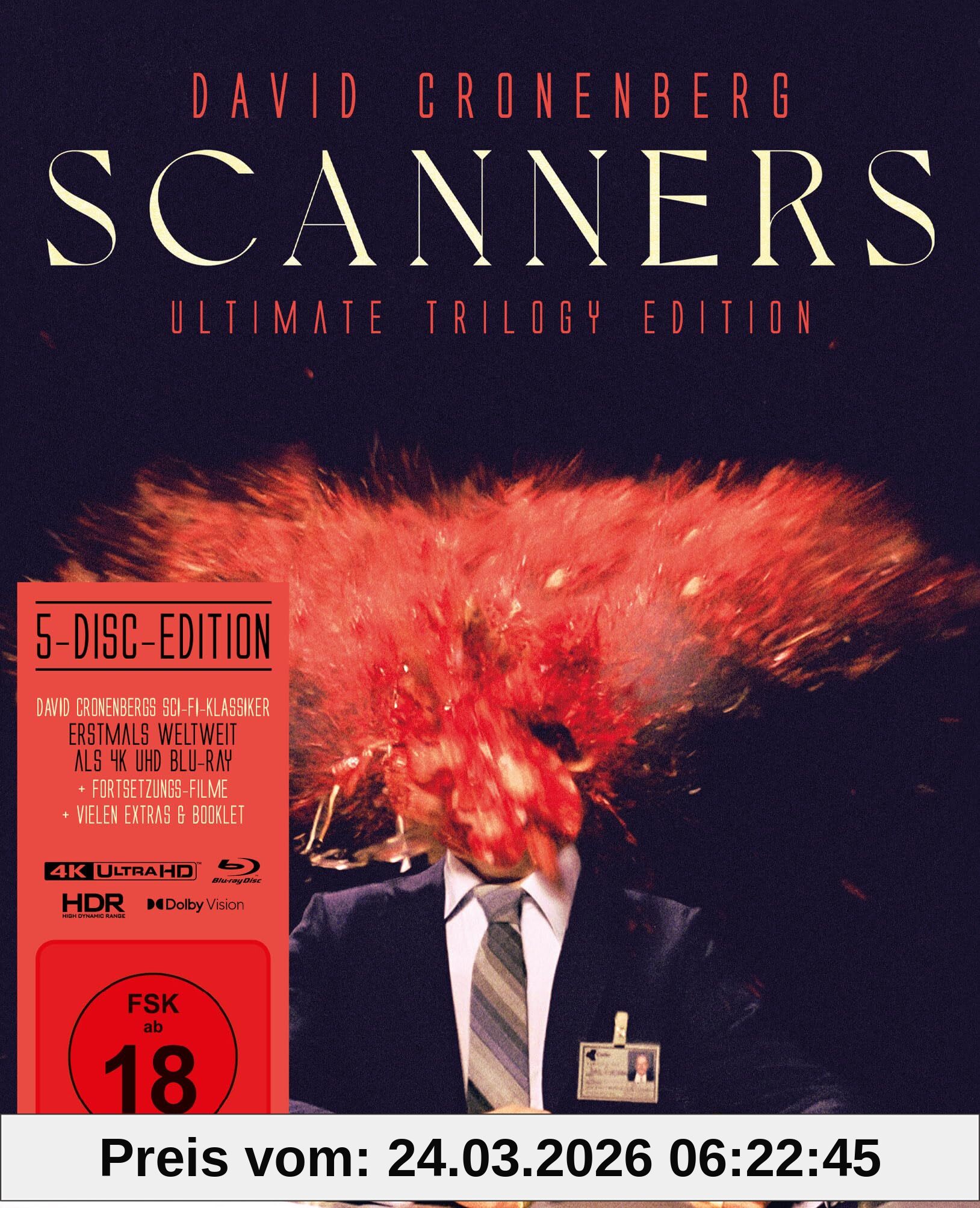 Scanners - Ultimate Edition (4K-UHD+4 Blu-rays)