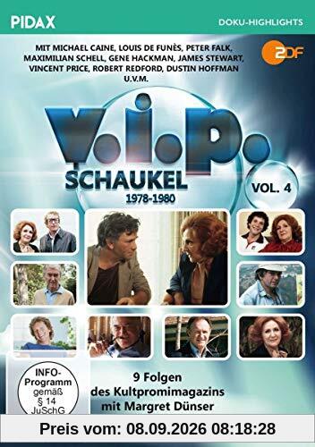V.I.P.-Schaukel, Vol. 4 (1978 - 1980) / Die letzten 9 Folgen des Kultpromimagazins mit Margret Dünser (Pidax Doku-Highlights) [3 DVDs]