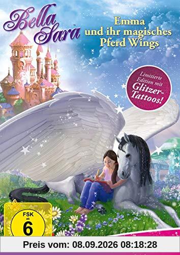 Bella Sara - Emma und ihr magisches Pferd Wings (Limitierte Edition mit Glitzer-Tattoos)