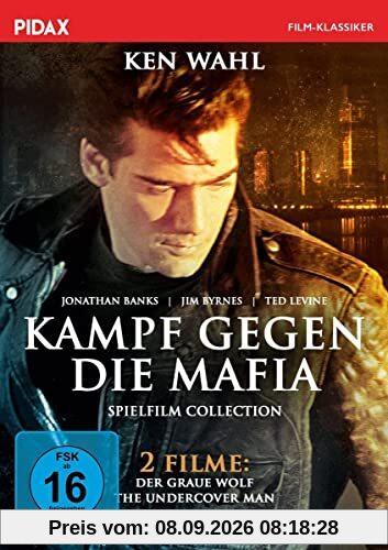 Kampf gegen die Mafia - Spielfilm Collection (DER GRAUE WOLF + THE UNDERCOVER MAN) / Zwei Spielfilme zur Krimiserie mit Ken Wahl (Pidax Film-Klassiker)
