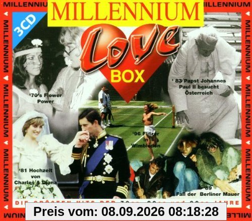 Millennium Love Box: Die größten Hits der 70er, 80er und 90er Jahre