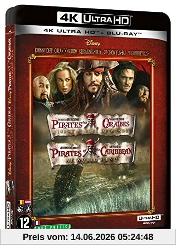 Gore Verbinski Pirates Des Caraïbes 3 , Jusqu'au Bout Du Monde 4k Ultra Hd [Blu-ray] [Fr Import]