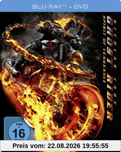 Ghost Rider: Spirit of Vengeance - Steelbook (+ DVD) [Blu-ray]