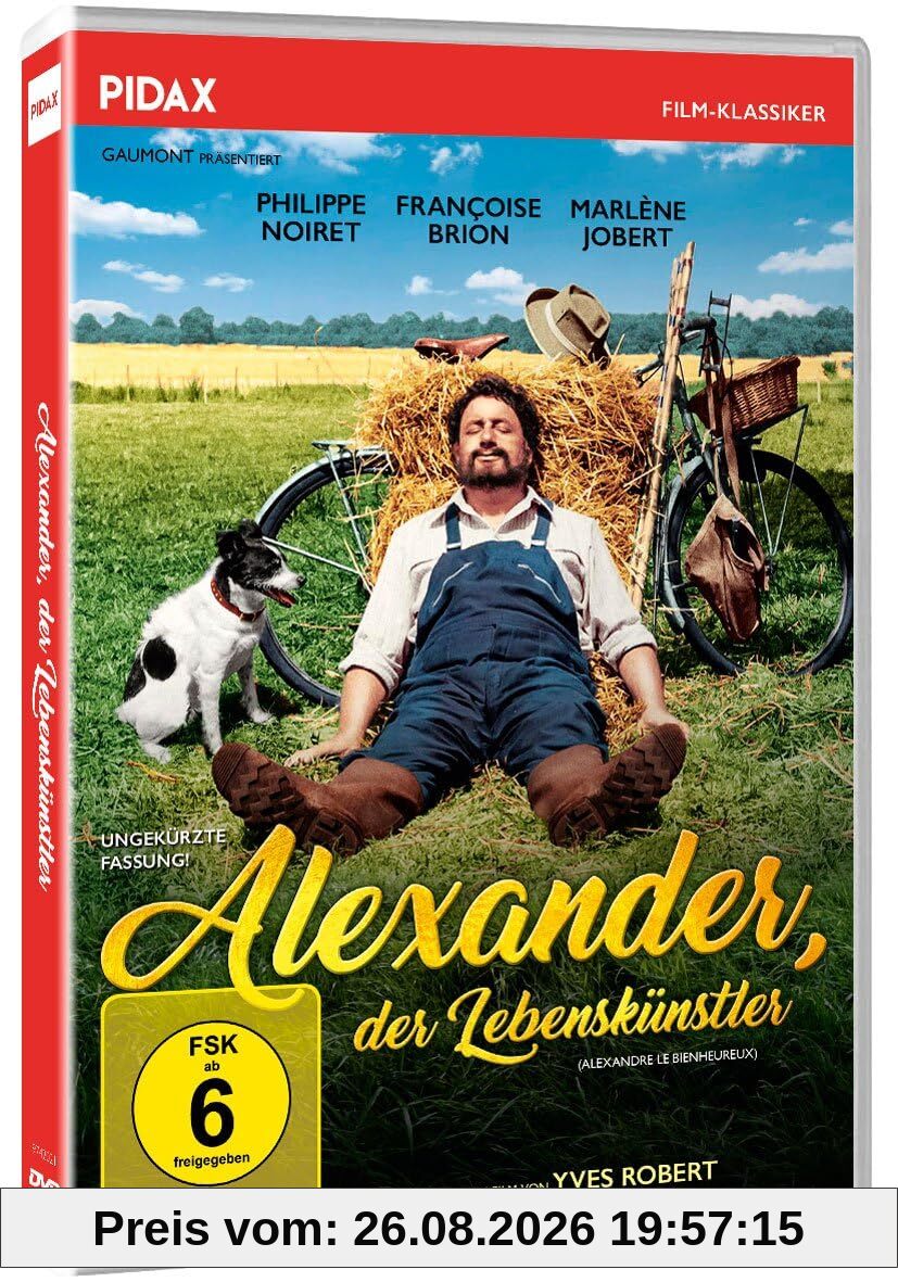 Alexander, der Lebenskünstler (Alexandre le bienheureux ) / Grandiose Filmperle mit Starbesetzung in ungekürzter Langfassung (Pidax Film-Klassiker)