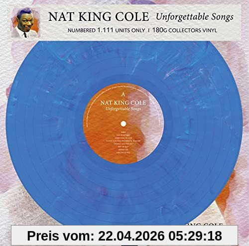Nat King Cole - Unforgettable Songs - Limitiert und 1111 Stück nummeriert - 180gr. marbled [Limited Edition / marbled Vinyl / 180g Vinyl] [Vinyl LP]