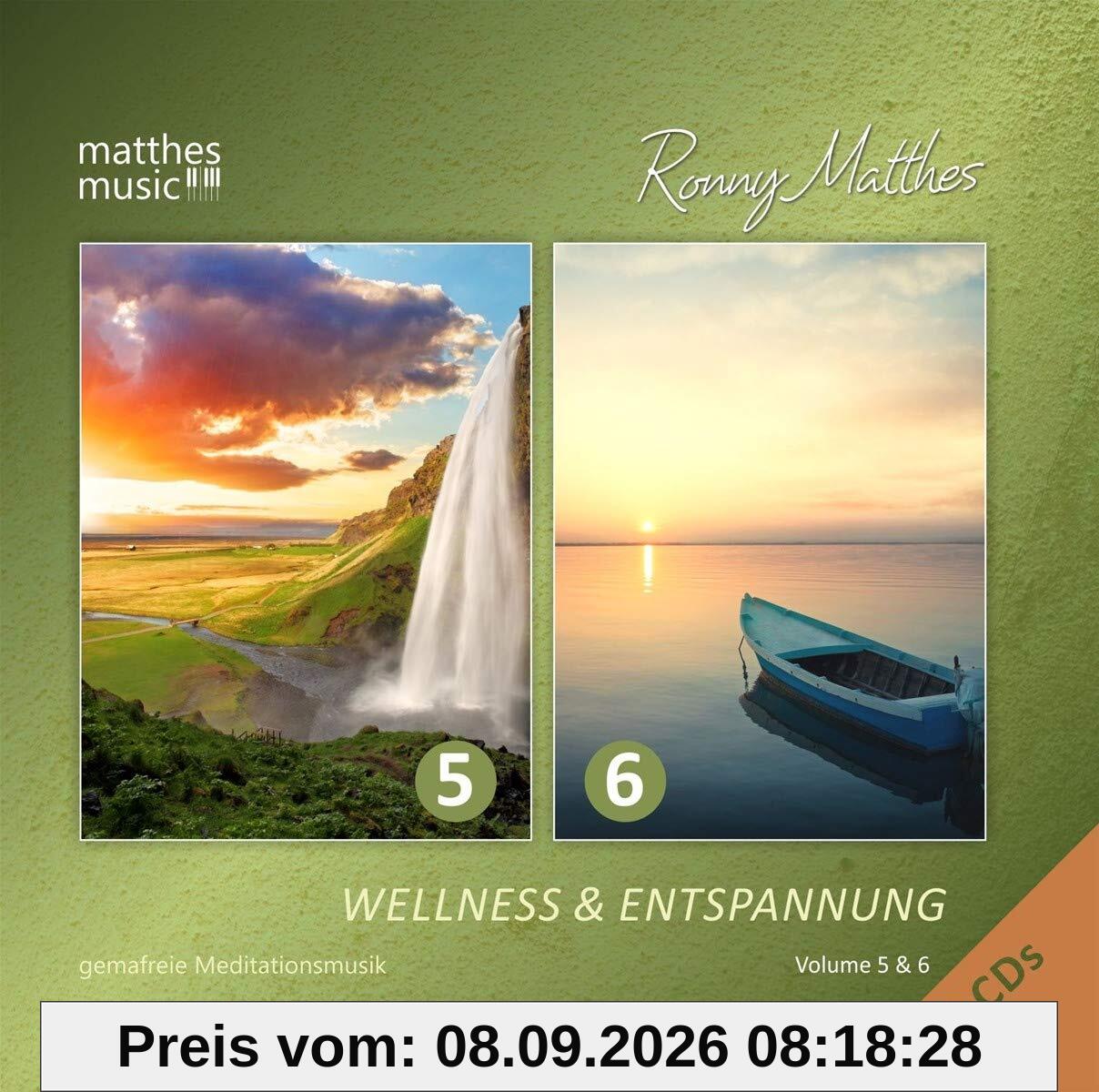 Wellness & Entspannung, Vol. 5 & 6 - Gemafreie christliche Meditationsmusik & Entspannungsmusik (inkl. Tiefenentspannung & Einschlafhilfe)