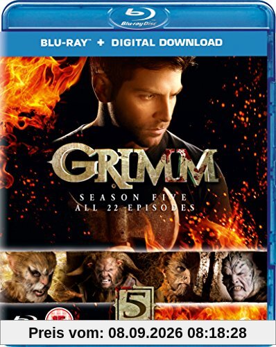 Grimm - Season 5 [Blu-ray] [2015] UK-Import, Sprache-Englisch