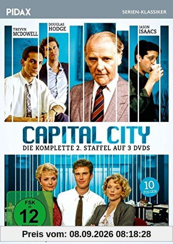Capital City, Staffel 2 / Weitere 10 Folgen der packenden Finanz-Serie im Stil von WALL STREET (Pidax Serien-Klassiker) [3 DVDs]