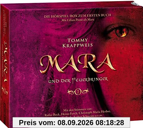 Mara und der Feuerbringer: Die Hörspiel-Box zum 1. Buch - mit Lilian Prent als Mara - von Tommy Krappweis (Mit den Stimmen von Rufus Beck, Christoph Maria Herbst, Esther Schweins, Heino Ferch uvm.)