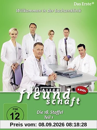 In aller Freundschaft - Die 18. Staffel, Teil 1, 24 Folgen [6 DVDs]