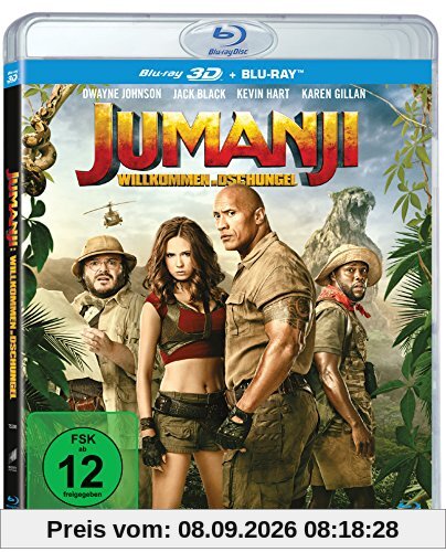 Jumanji: Willkommen im Dschungel [3D Blu-ray]