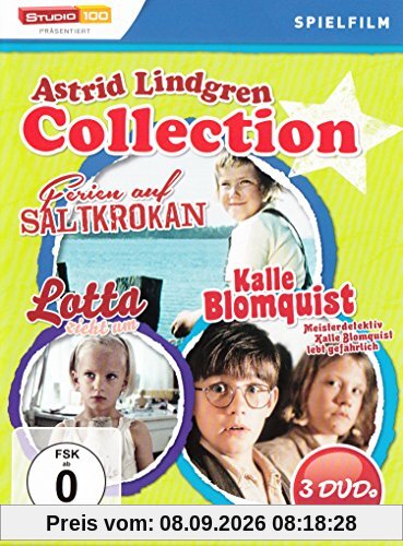 Astrid Lindgren : Ferien auf Saltkrokan - Kalle Blomquist lebt gefährlich - Lotta zieht um - 3DVD Box