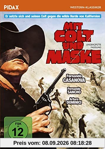 Mit Colt und Maske (Il segno del coyote) - Ungekürzte Fassung / Temporeicher Italo-Western mit toller Besetzung (Pidax Western-Klassiker)