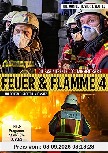 Feuer & Flamme: Mit Feuerwehrmännern im Einsatz - Die komplette vierte Staffel [2 DVDs]