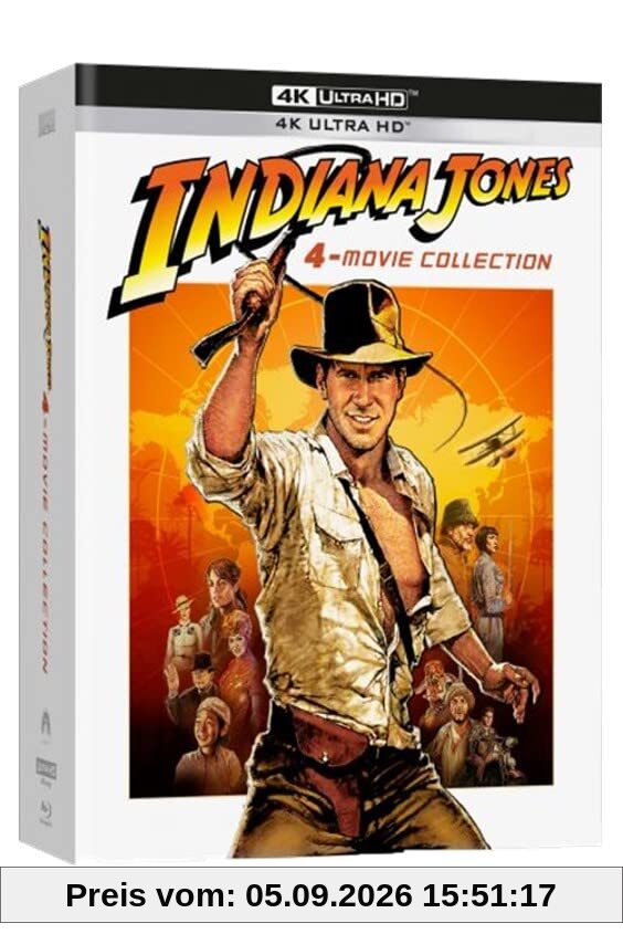 Indiana jones - intégrale - 4 films 4k ultra hd [Blu-ray] [FR Import]