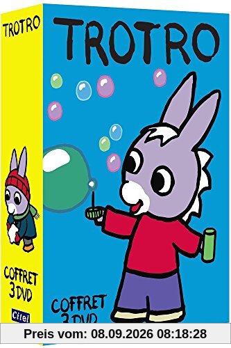 Coffret trotro, vol. 4 à 6 : trotro a un beau cartable ; trotro fête l'hiver ; trotro et nounours [FR Import]