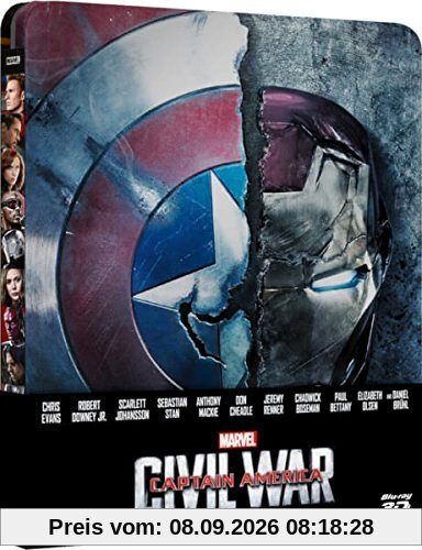 Captain America - Civil War - 3d+2d - Steelbook [Blu-ray]