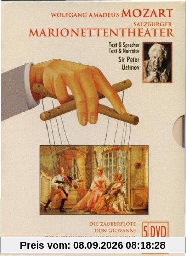 Mozart - Salzburger Marionettentheater / Die Zauberflöte / Don Giovanni / Die Entführung aus dem Serail / Le Nozze di Figaro / Cosi fan Tutte - Box [5 DVDs]