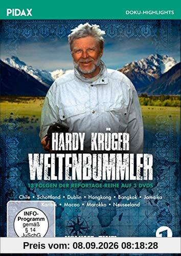 Hardy Krüger - Weltenbummler, Vol. 2 / Weitere 13 Folgen der spannenden Reportage-Reihe von Hardy Krüger (Pidax Doku-Highlights) [3 DVDs]