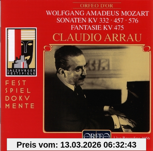 Claudio Arrau Klaviersonate Kv 332 / 457 / 576 U.a.