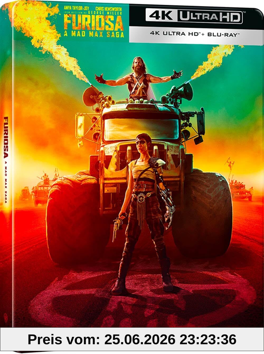 George Miller Blu-Ray 4K Uhd Furiosa, A Mad Max Saga (Steelbook 2) (4K Ultra Hd + Blu-Ray)