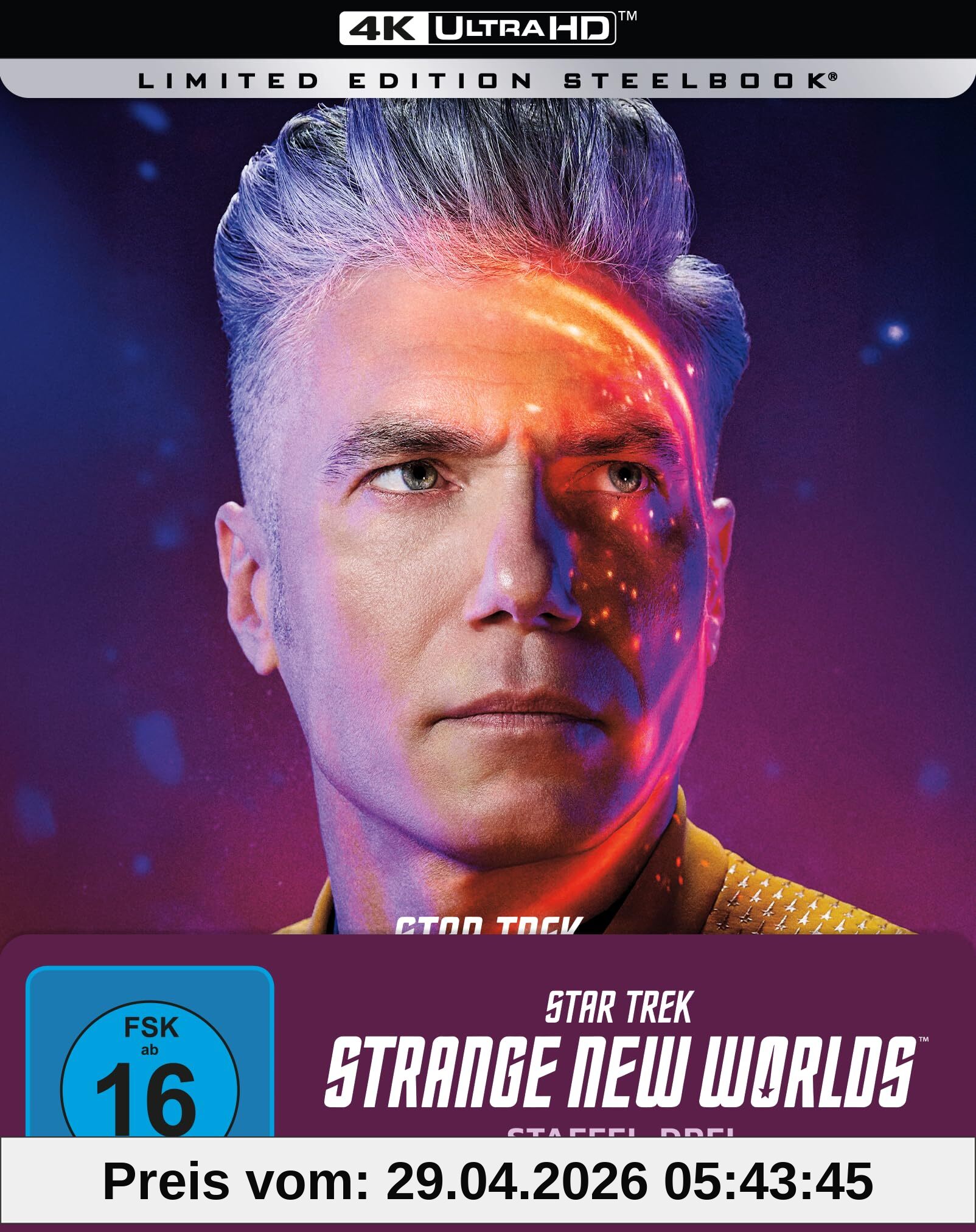 Star Trek - Strange New Worlds - Staffel 3 UHD SteelBook [Blu-ray]