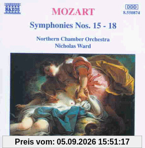 Mozart: Sinfonien 15 bis 18 Ward