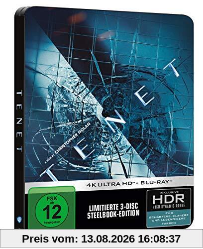 Tenet Limited Steelbook [4K UHD + Blu-ray]