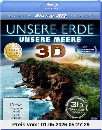 Unsere Erde - Unsere Meere (Prädikat: Wertvoll) [3D Blu-ray]