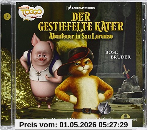 Der gestiefelte Kater - Böse Brüder - Das Original-Hörspiel zur TV-Serie, Folge 2