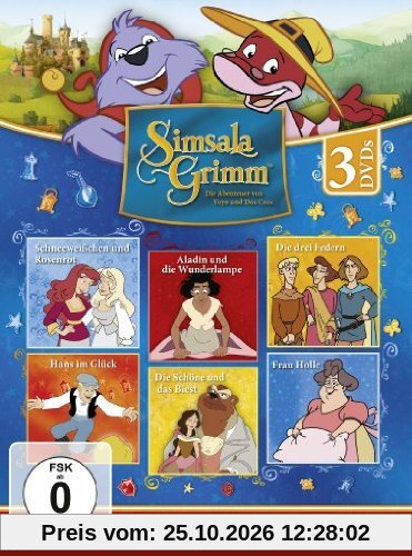SimsalaGrimm - Sechs tolle Märchen voller Abenteuer! [3 DVDs]