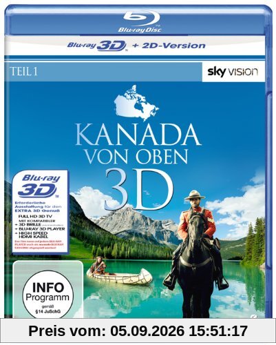 Kanada von oben - Teil 1 (SKY VISION) [3D Blu-ray + 2D Version]