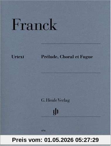Prelude Choral et Fugue. Klavier