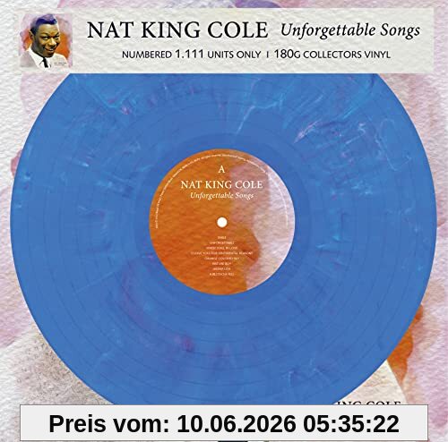 Nat King Cole - Unforgettable Songs - Limitiert und 1111 Stück nummeriert - 180gr. marbled [Limited Edition / marbled Vinyl / 180g Vinyl] [Vinyl LP]