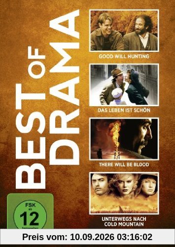 Best of Drama: Das Leben ist schön / The Good Will Hunting / There Will Be Blood / u.a. [4 DVDs]