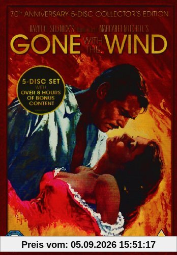 Gone With The Wind - 70th Anniversary [5 DVDs] [UK Import]
