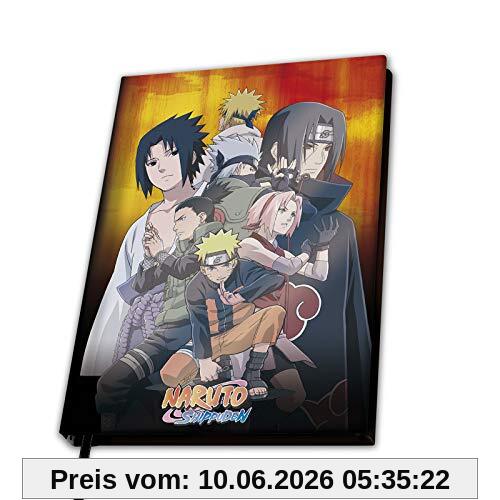 ABYSTYLE - Naruto Shippuden - Notizbuch A5 - Konoha Gruppe