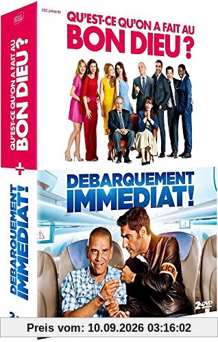 Coffret philippe de chauveron 2 films : débarquement immédiat !; qu'est ce qu'on a fait au bon dieu ? [FR Import]
