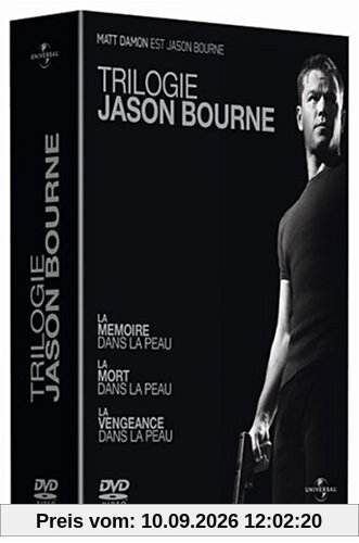 Coffret trilogie jason bourne : la mémoire dans la peau ; la mort dans la peau ; la vengeance dans la peau [FR IMPORT]