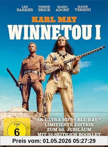 Winnetou 1 - Mediabook - Limited Edition (4K Ultra HD) (+ Blu-ray)