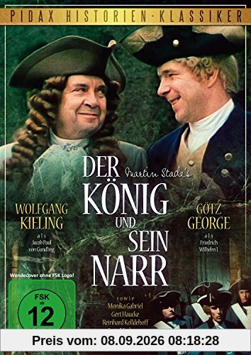 Der König und sein Narr / Historienfilm über Friedrich Wilhelm I. von Preußen mit Götz George und Wolfgang Kieling (Pidax Historien-Klassiker)