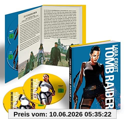 Lara Croft: Tomb Raider 1+2 - Mediabook - Limited Edition [Blu-ray]