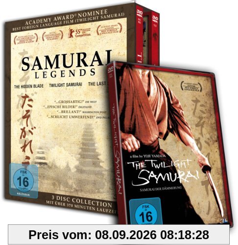 Samurai Legends (The Last Sword, The Hidden Blade, Twilight Samurai) (3 DVDs)