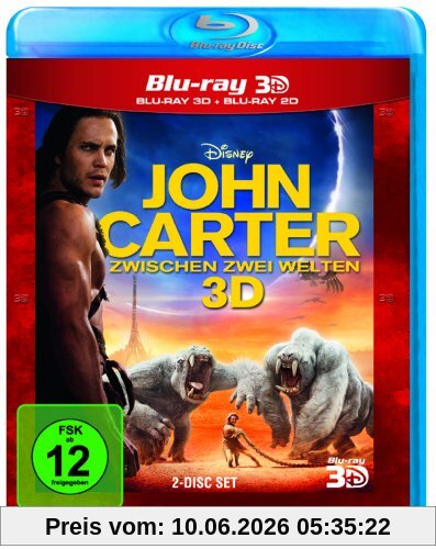 John Carter - Zwischen 2 Welten (+ Blu-ray 2D) [Blu-ray 3D]
