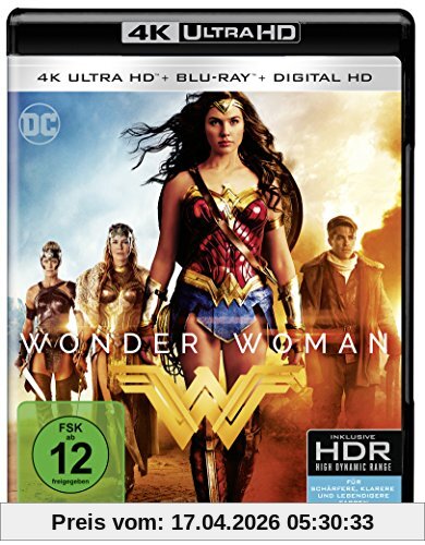 Wonder Woman (4K Ultra HD + 2D-Blu-ray) (2-Disc Version)  [Blu-ray]